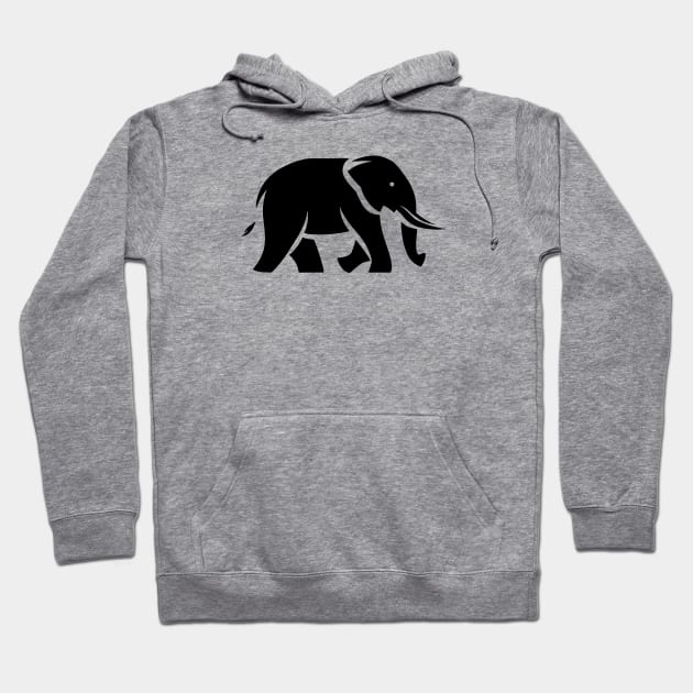 Strong as an Elephant in the Savannah Hoodie by The D Family